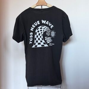 Black Graphic Short Sleeve Tee